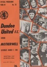 Dundee United v Motherwell 07-Mar-1981