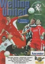 Welling United v Newport County 20-Apr-2002