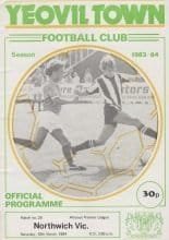 Yeovil Town v Northwich Victoria 10-Mar-1984