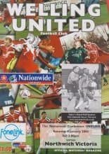 Welling United v Northwich Victoria   09-Jan-2000