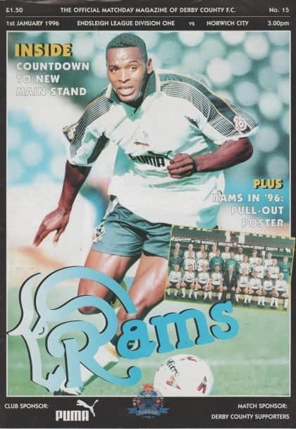 Derby County v Norwich City 01-Jan-1996