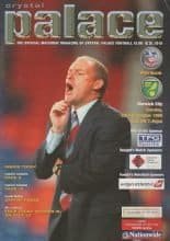 Crystal Palace v Norwich City 23-Nov-1999