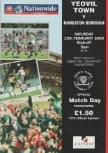 Yeovil Town v Nuneaton Borough 19-Feb-2000