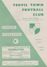 Yeovil Town v Nuneaton Borough 24-Apr-1965