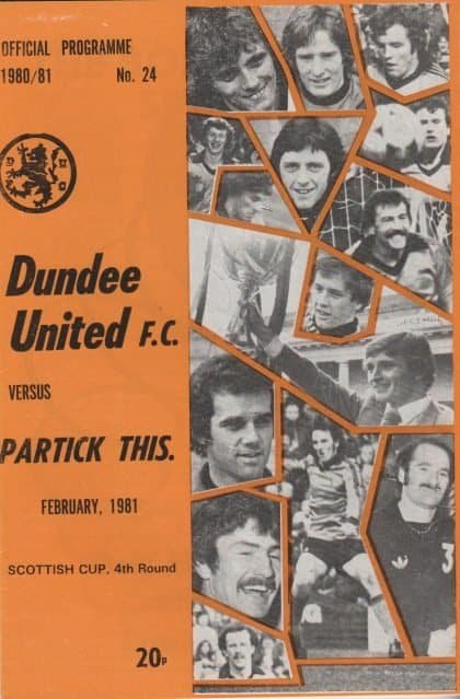 Dundee United v Partick Thistle 14-Feb-1981