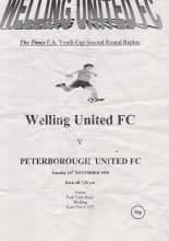 Welling United v Peterborough United  16-Nov-1999