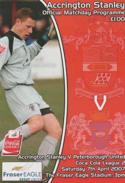 Accrington Stanley v Peterborough United  07-Apr-2007
