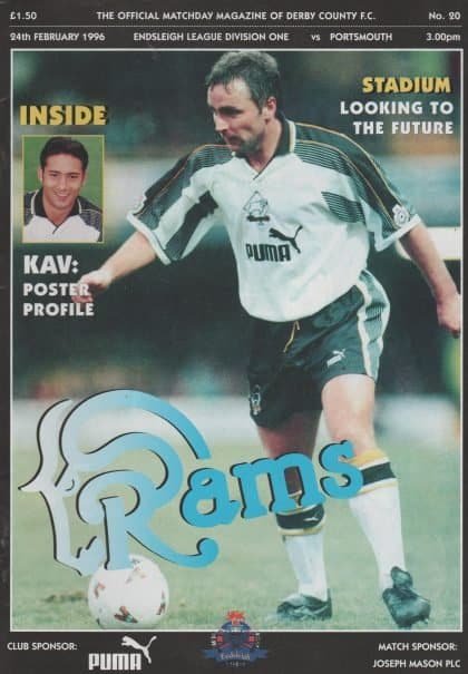 Derby County v Portsmouth 24-Feb-1996