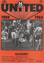 Dundee United v Glasgow Rangers  01-Dec-1984