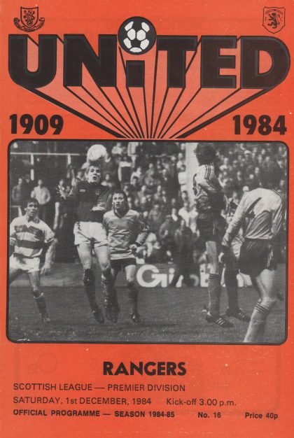 Dundee United v Glasgow Rangers  01-Dec-1984