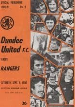 Dundee United v Glasgow Rangers 06-Sep-1980