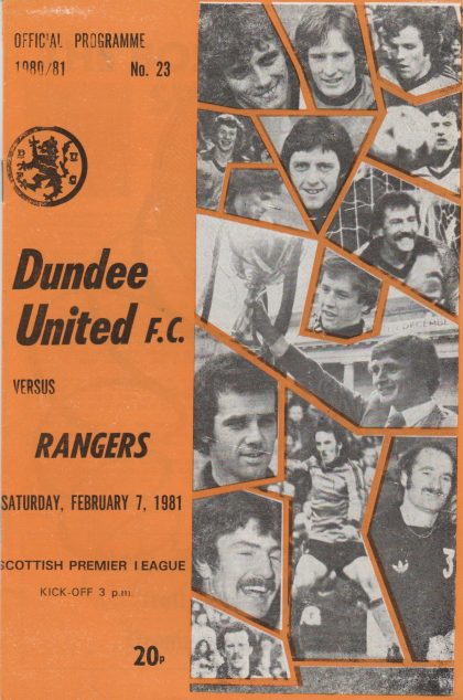 Dundee United v Glasgow Rangers  07-Feb-1981