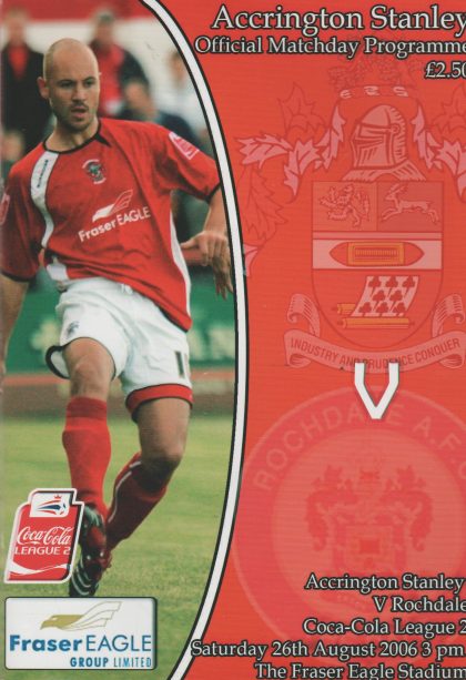Accrington Stanley v Rochdale  26-Aug-2006