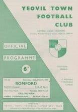 Yeovil Town v Romford 26-Mar-1966