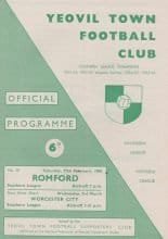 Yeovil Town v Romford 27-Feb-1965
