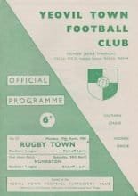 Yeovil Town v Rugby Town  19-Apr-1965