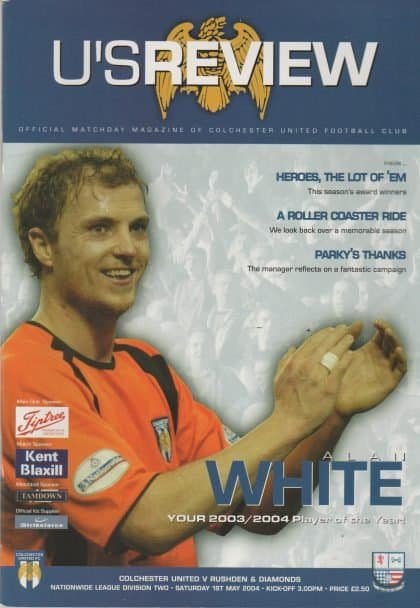Colchester United v Rushden & Diamonds  01-May-2004