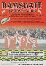 Ramsgate Athletic v Sevenoaks Town  22-Jan-2005
