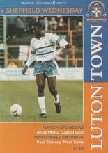 Luton Town v Sheffield Wednesday  05-May-1998