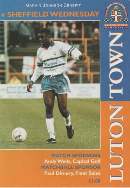 Luton Town v Sheffield Wednesday  05-May-1998