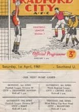 Bradford City v Southend United 01-Apr-1961