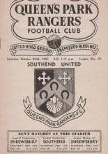 Queens Park Rangers v Southend United 22-Oct-1960