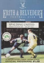 Erith & Belvedere v Spalding United 28-Aug-2000