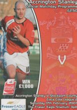 Accrington Stanley v Stockport County  17-Feb-2007