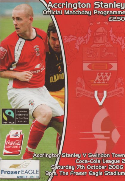 Accrington Stanley v Swindon Town  07-Oct-2006