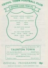 Yeovil Town v Taunton Town 04-Nov-1972