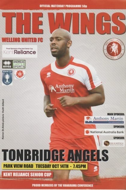 Welling United v Tonbridge Angels 14-Oct-2014