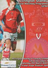 Accrington Stanley v Torquay United  17-Mar-2007