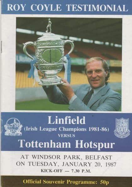 Linfield v Tottenham Hotspur 20-Jan-1987