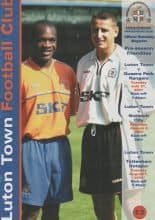 Luton Town v Tottenham Hotspur  07-Aug-2001