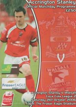 Accrington Stanley v Walsall  21-Oct-2006