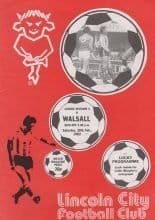 Lincoln City v Walsall 20-Feb-1982