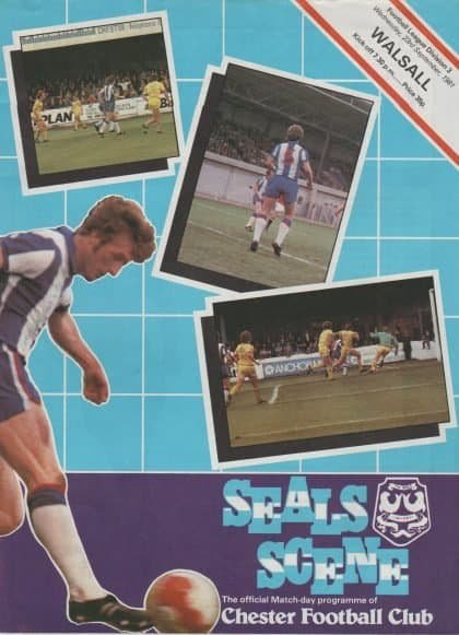 Chester  v Walsall  23-Sep-1981