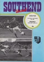 Southend United v Walsall 24-Sep-1983