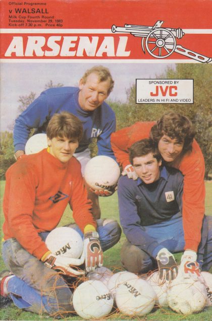 Arsenal v Walsall 29-Nov-1983