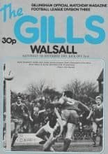 Gillingham v Walsall 05-Dec-1981