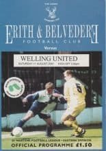 Erith & Belvedere v Welling United 11-Aug-2001