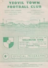 Yeovil Town Reserves v Welton Rovers  02-Nov-1969