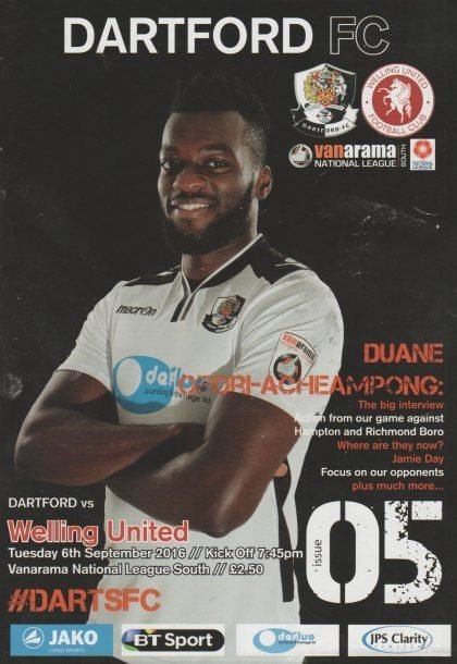 Dartford v Welling United  06-Sep-2016