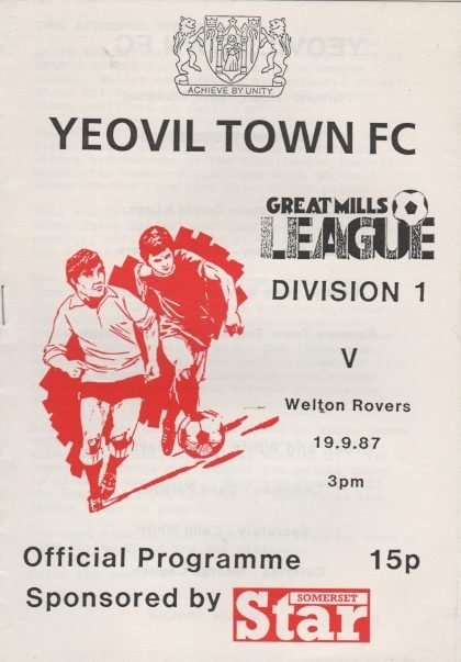 Yeovil Town Reserves v Welton Rovers  19-Sep-1987