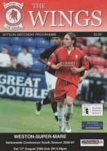 Welling United v Weston-Super-Mare  12-Aug-2006