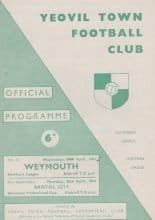 Yeovil Town v Weymouth  29-Apr-1964