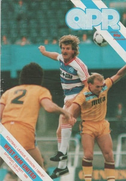 Queens Park Rangers v West Ham United 13-Sep-1986