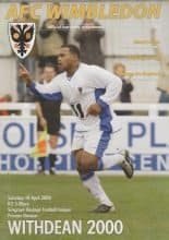 AFC Wimbledon v Withdean 2000   10-Apr-2004