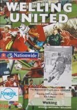 Welling United v Woking 24-Aug-1999