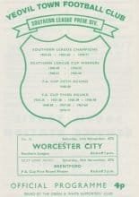 Yeovil Town v Worcester City 11-Nov-1972